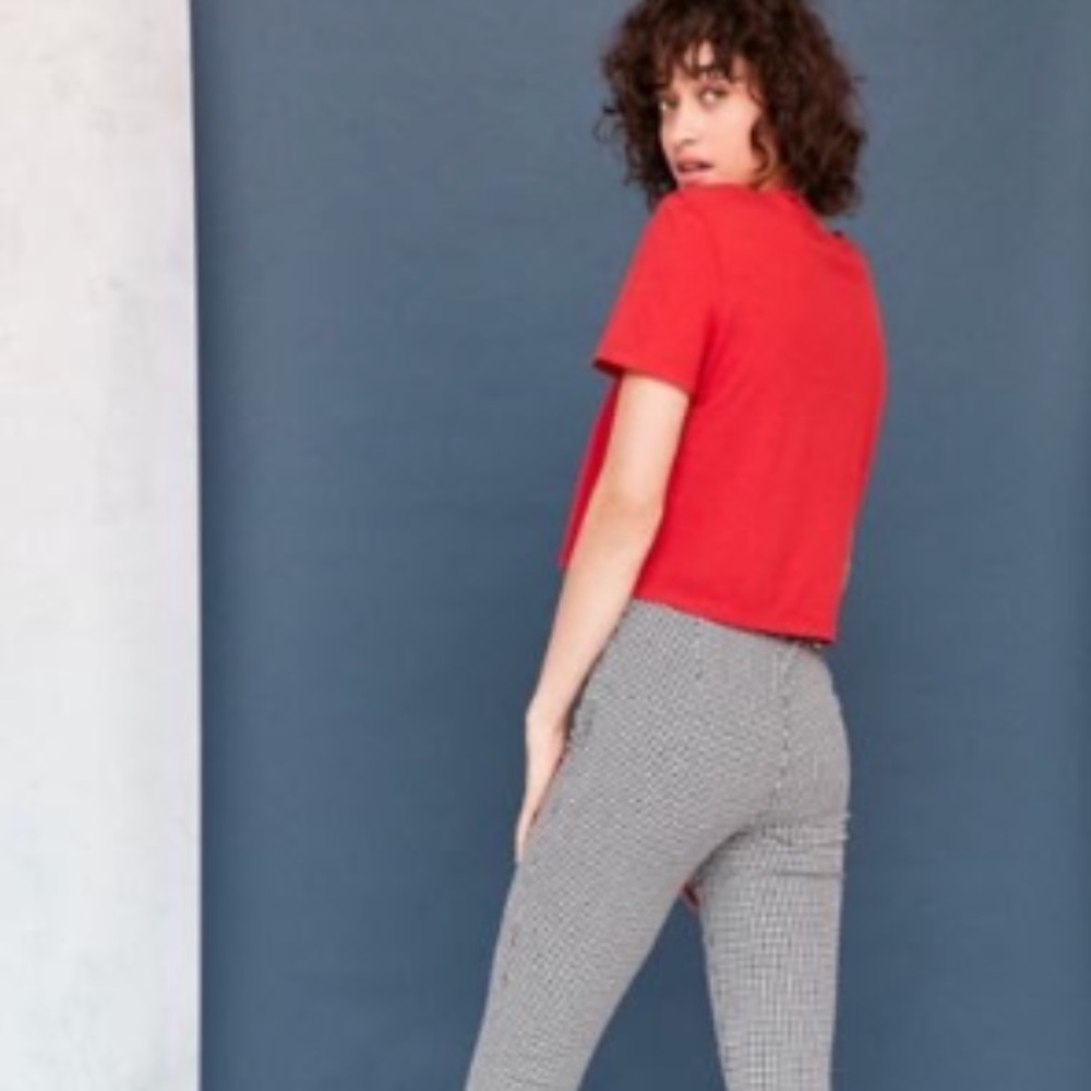 Gingham BDG Pinup High Rise Pants - Picture 3 of 3